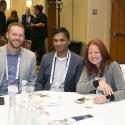 Conference volunteer Arthur along with BOD Nigel and GTA Chapter President Erika