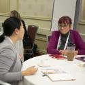 Networking in the conference main hall